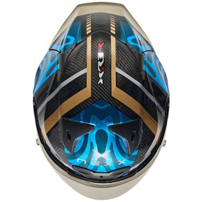 Nexx X.R3R Swirl integraalne mootorratta kiiver türkiissinine