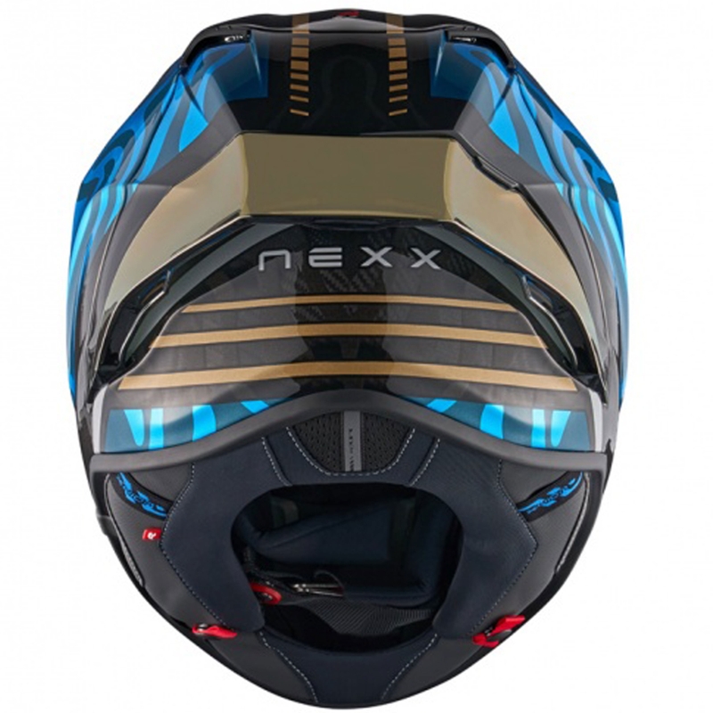 Nexx X.R3R Swirl integraalne mootorratta kiiver türkiissinine