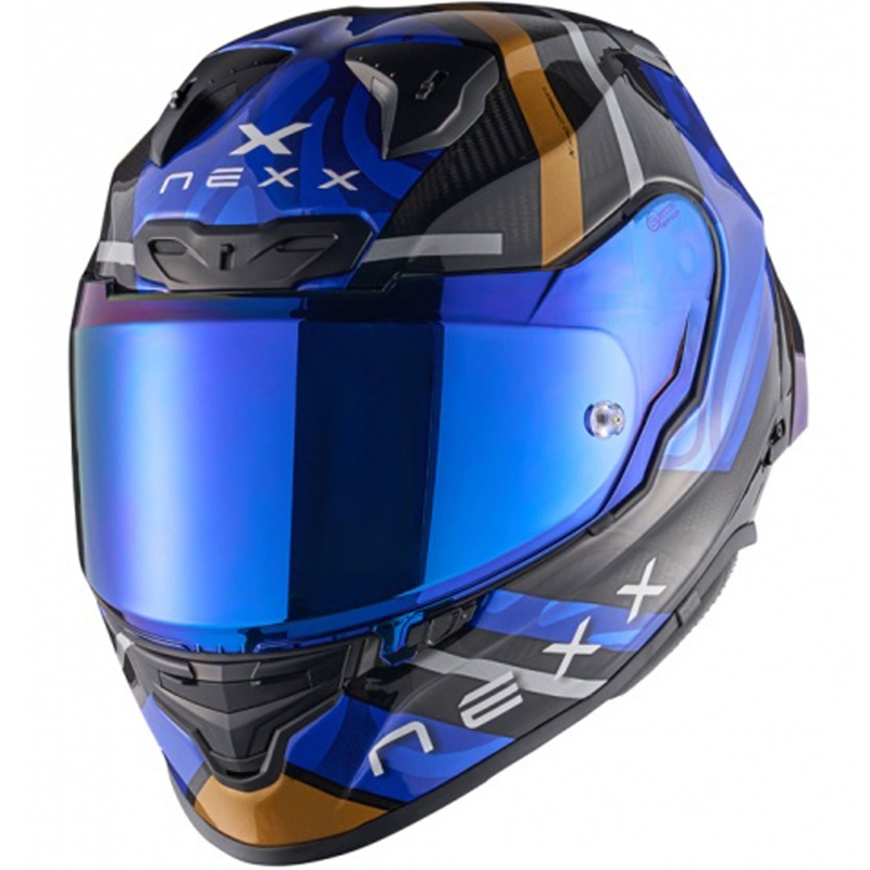 Nexx X.R3R Swirl integreeritud mootorratta kiiver tumesinine