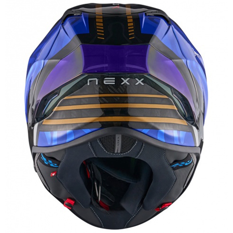 Nexx X.R3R Swirl integreeritud mootorratta kiiver tumesinine