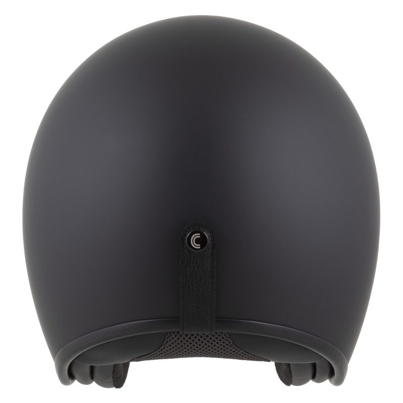 Cassida Oxygen 2.0 Solid Matte Black-Dark Grey Avatud mootorratta kiiver