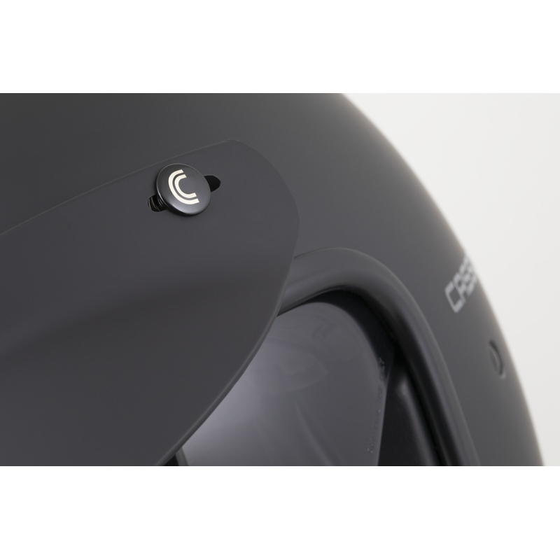 Cassida Oxygen 2.0 Solid Matte Black-Dark Grey Avatud mootorratta kiiver