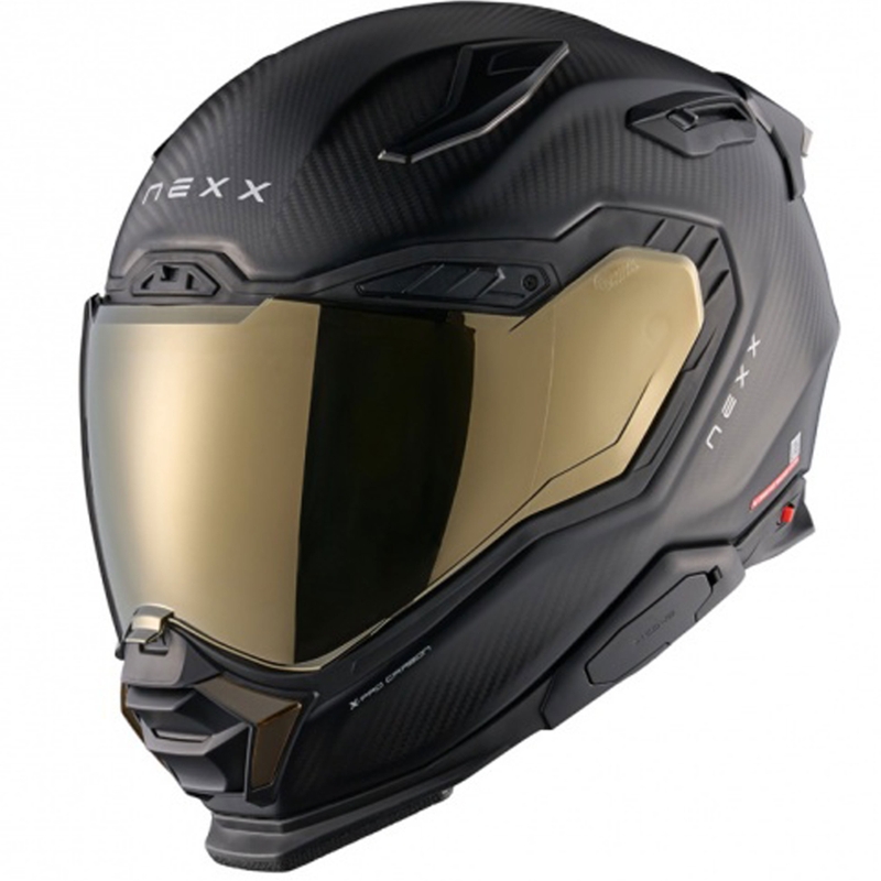 Integreeritud mootorratta kiiver Nexx X.WST3 Zero PRO Carbon matt kuldne
