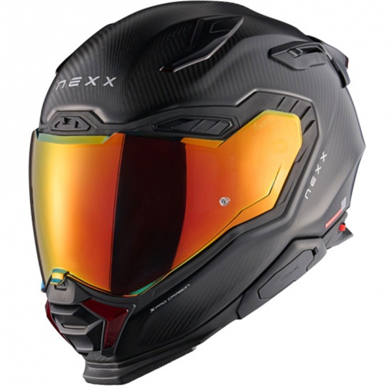 Integreeritud mootorratta kiiver Nexx X.WST3 Zero PRO Carbon matt punane