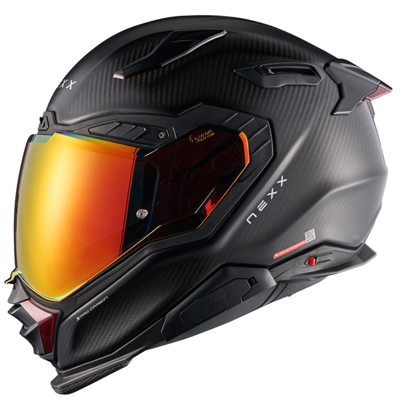 Integreeritud mootorratta kiiver Nexx X.WST3 Zero PRO Carbon matt punane