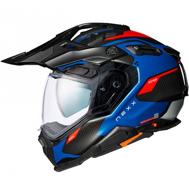 Enduro kiiver Nexx X.WED3 Keyo sini-punane allahindlus