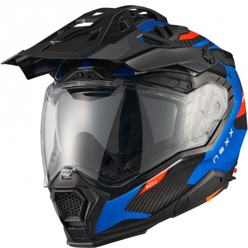 Enduro kiiver Nexx X.WED3 Keyo sini-punane allahindlus
