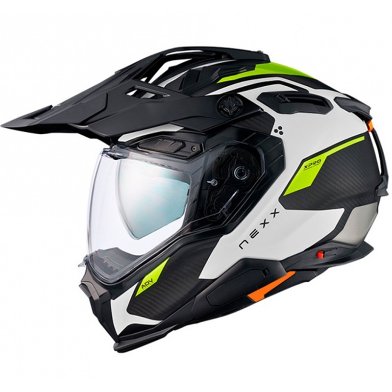 Enduro kiiver Nexx X.WED3 Keyo valge-fluo roheline