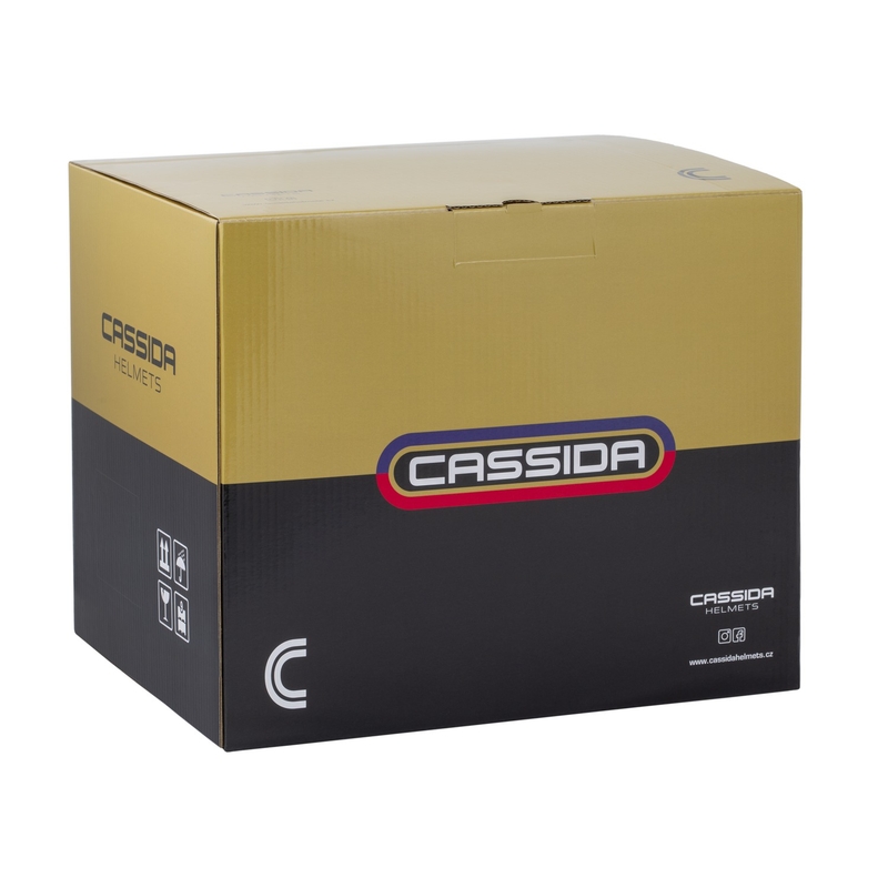 Cassida Oxygen 2.0 Rondo avatud mootorratta kiiver matt must-hõbedane