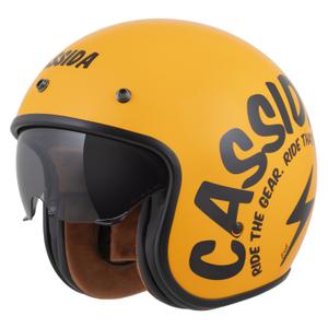 Cassida Oxygen 2.0 Gear Open mootorratta kiiver kollane ja must