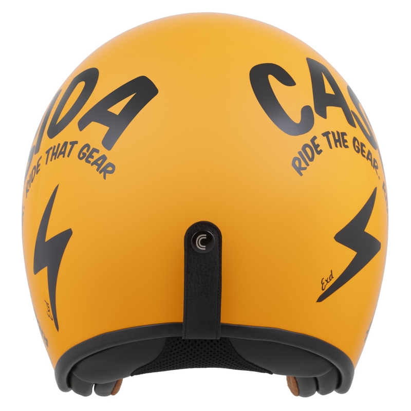 Cassida Oxygen 2.0 Gear Open mootorratta kiiver kollane ja must