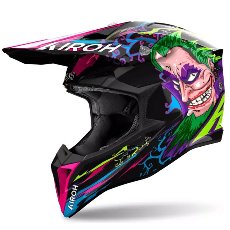 Motokross kiiver Airoh Wraaap Music multicolor