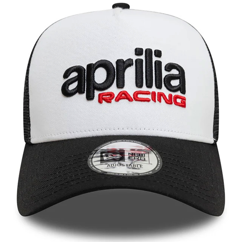 Cap Aprilia Trucker valge-must