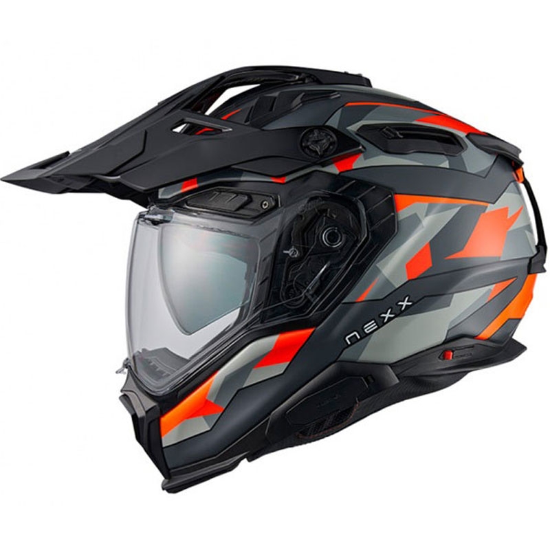 Enduro kiiver Nexx X.WED3 Trailmania oranž-hall