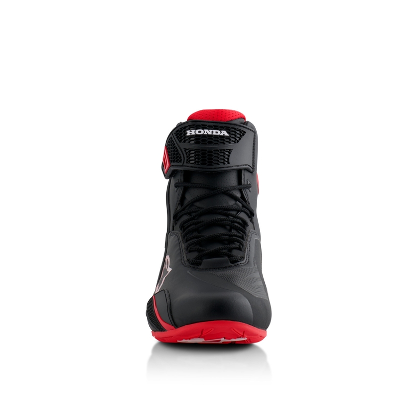 Alpinestars Faster-4 mootorratta saapad HONDA kollektsioon must ja punane