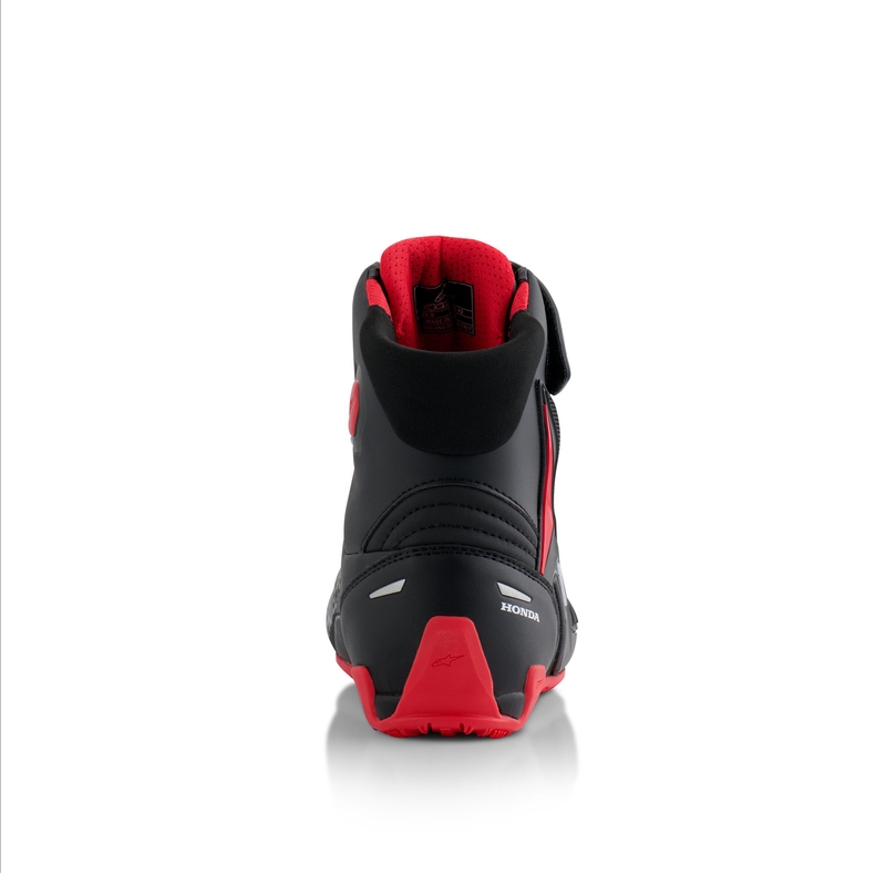 Alpinestars Faster-4 mootorratta saapad HONDA kollektsioon must ja punane