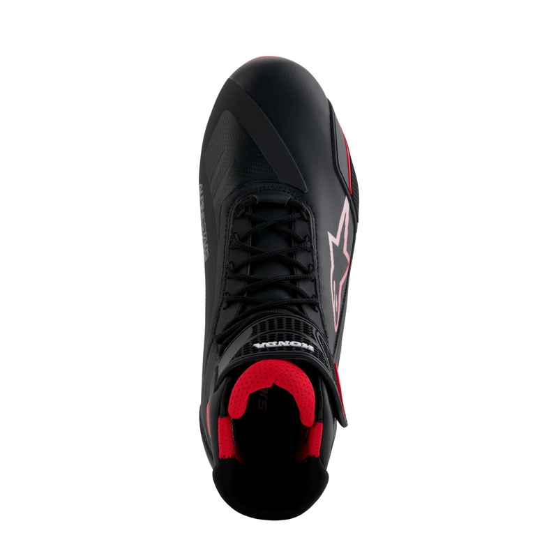 Alpinestars Faster-4 mootorratta saapad HONDA kollektsioon must ja punane