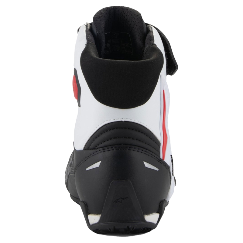 Alpinestars Faster-4 mustad, valged ja punased mootorrattasaapad