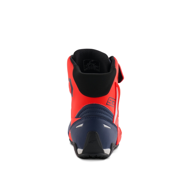 Alpinestars Faster-4 collection MM93 fluo punane-sinine-valge mootorratta saapad