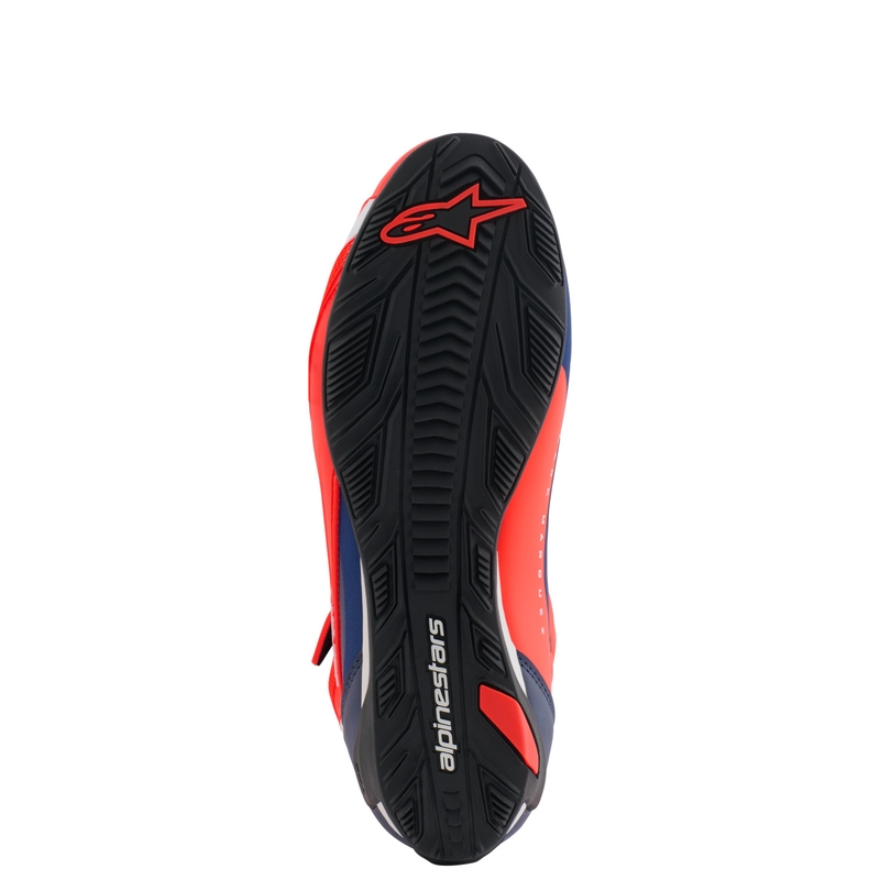 Alpinestars Faster-4 collection MM93 fluo punane-sinine-valge mootorratta saapad
