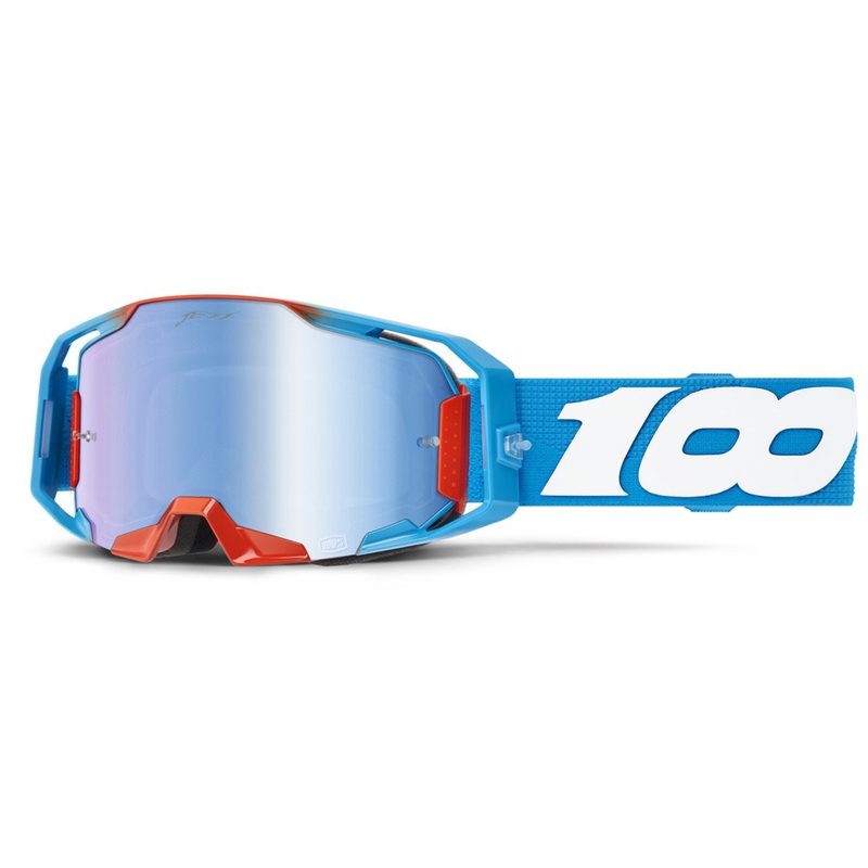Motokrossiprillide komplekt 100% Armatic Jett Lawrence LE roosa-sinine