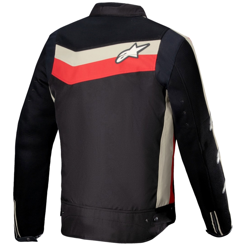 Alpinestars T-Dyno Air must-punane-beež mootorratta jakk