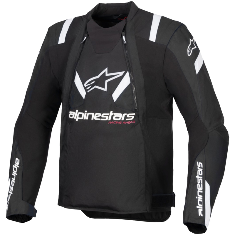 Alpinestars T-Stunt Air must-valge mootorratta jope