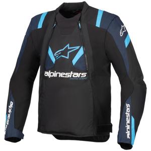Alpinestars T-Stunt Air Black-Blue-Light Blue mootorratta jakk