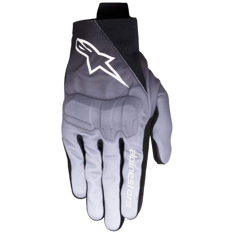 Alpinestars Reef V2 mootorratta kindad hall-must-valge