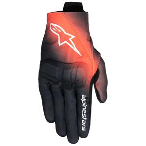 Alpinestars Reef V2 must-fluo punane-valge mootorratta kindad