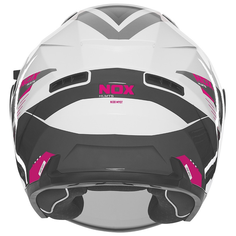 Avatud mootorratta kiiver NOX N130 Myst valge-must-roosa