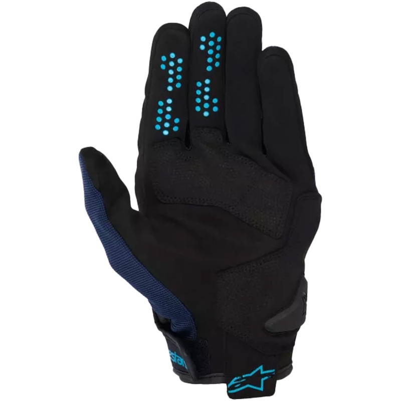 Alpinestars Chrome V2 must-sinine-helesinine mootorratta kindad