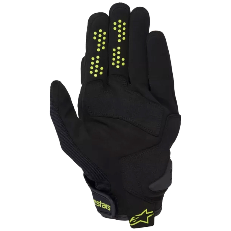 Alpinestars Chrome V2 mootorratta kindad tumedad khaki-must-kollased