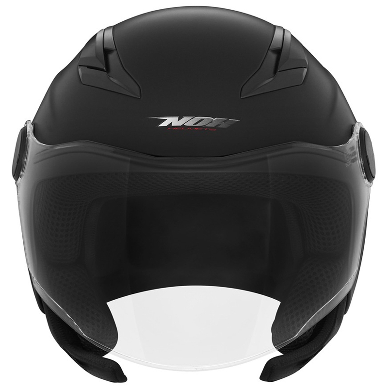 Laste avatud mootorratta kiiver NOX N710 matt must