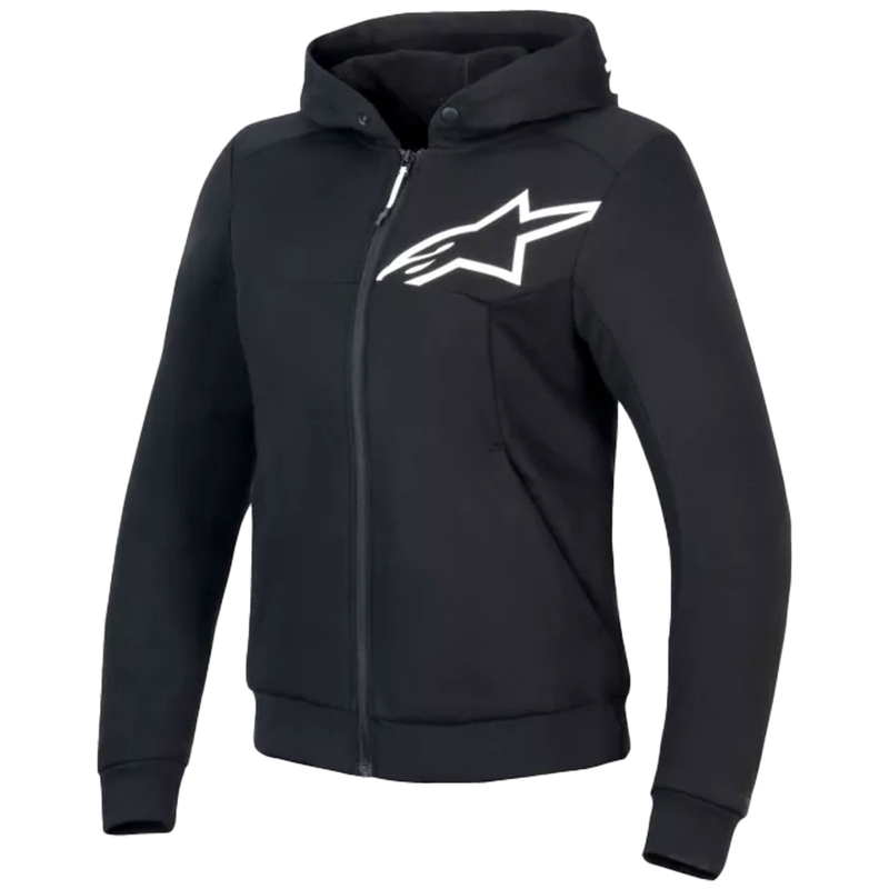 Alpinestars Stella Chrome V2 Sport naiste mootorratta kapuuts must