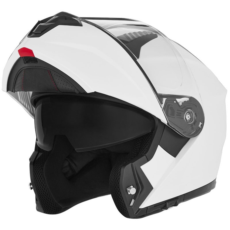 NOX N968 mootorratta kiiver pärlmuttervalge
