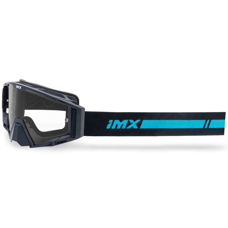 Motokrossiprillid iMX Sand must-sinine sinise iriidiumpleksiga