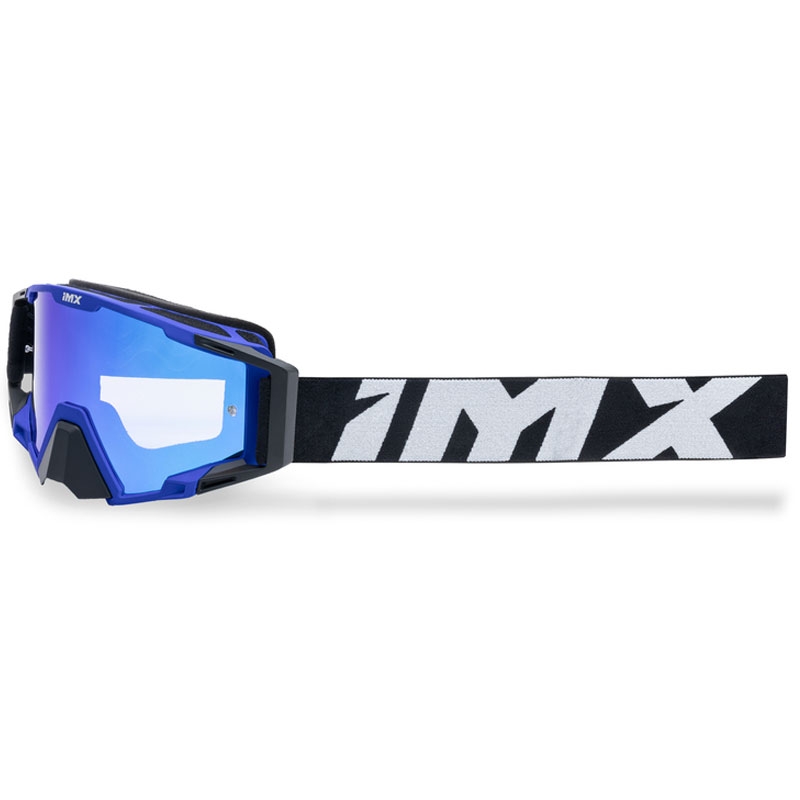 Motokrossiprillid iMX Sand must-sinine iridium plexiga