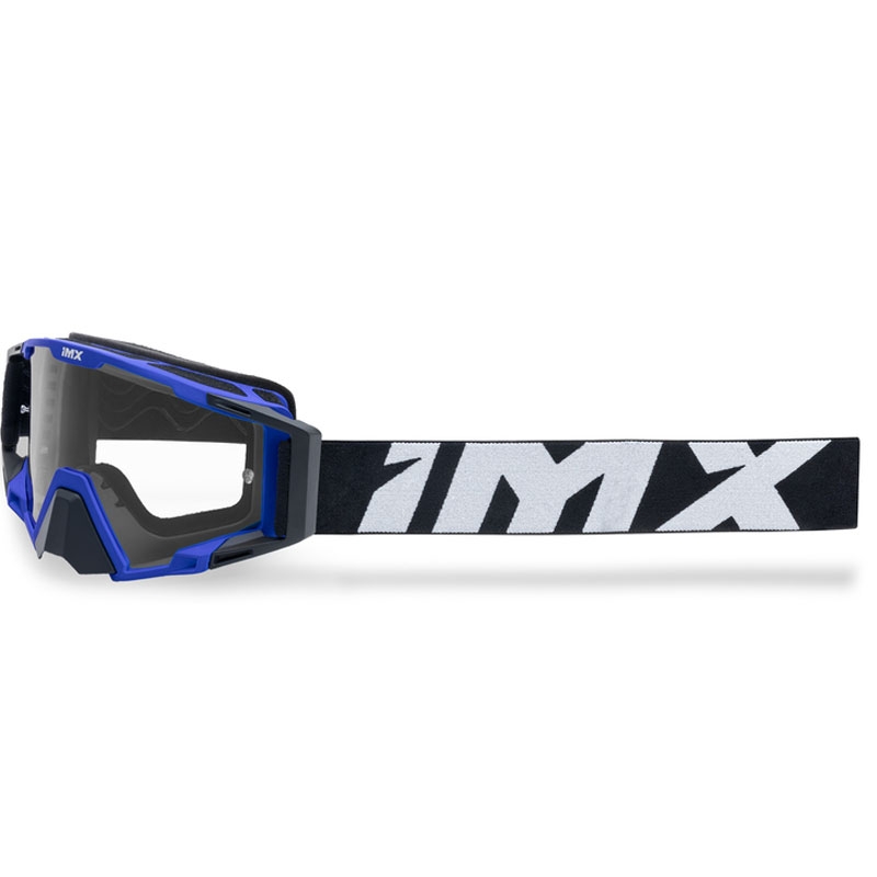 Motokrossiprillid iMX Sand must-sinine iridium plexiga