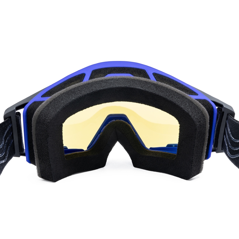 Motokrossiprillid iMX Sand must-sinine iridium plexiga