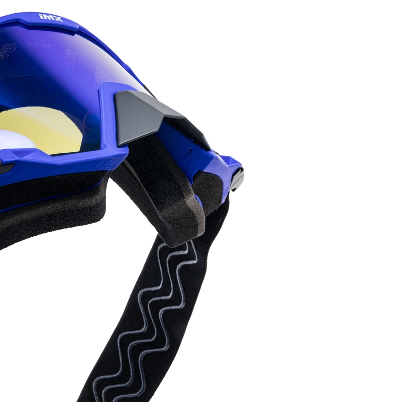 Motokrossiprillid iMX Sand must-sinine iridium plexiga