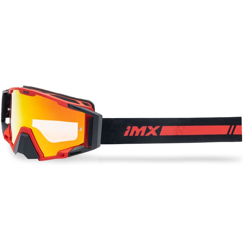 Motokrossiprillid iMX Sand must-punased punase iriidium plexiga