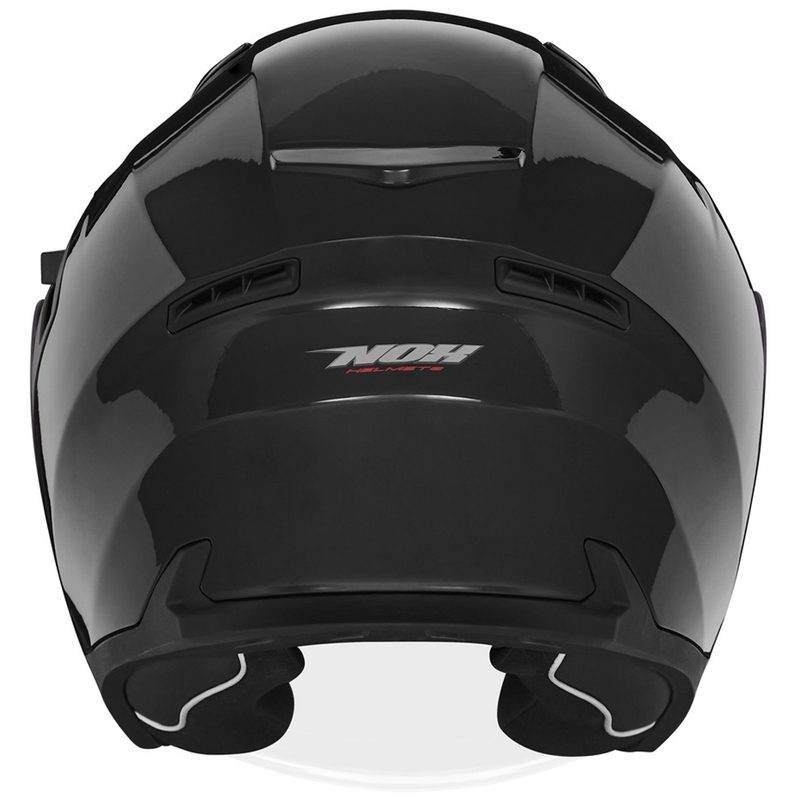 Avatud mootorratta kiiver NOX N130 must