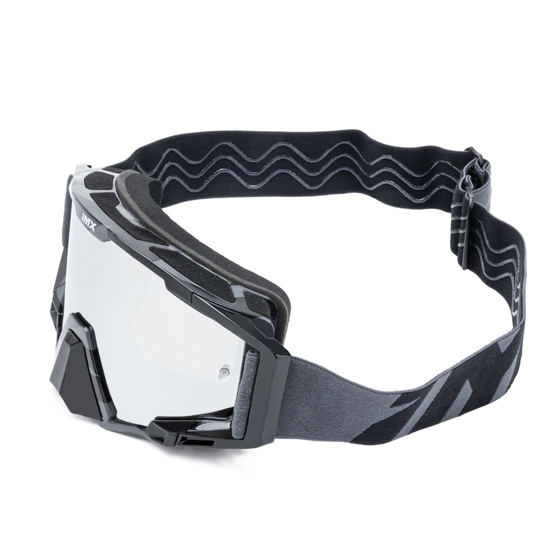 Motokrossiprillid iMX Sand hallikasmustad iriidiumpleksiga