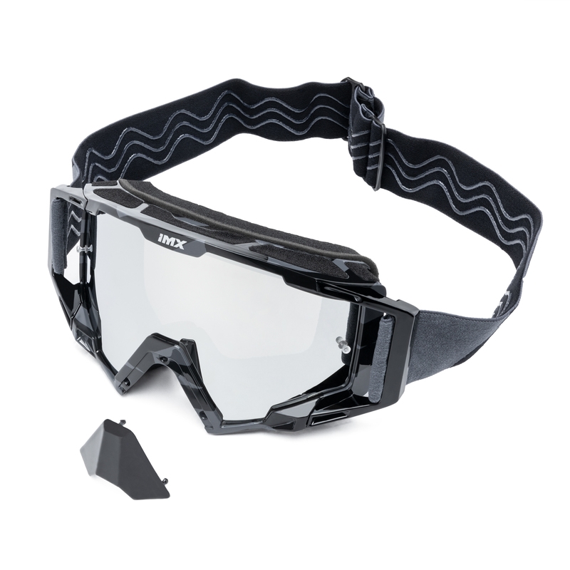 Motokrossiprillid iMX Sand hallikasmustad iriidiumpleksiga