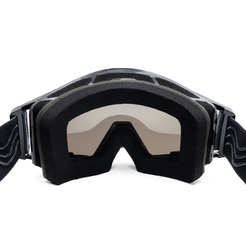 Motokrossiprillid iMX Sand hallikasmustad iriidiumpleksiga