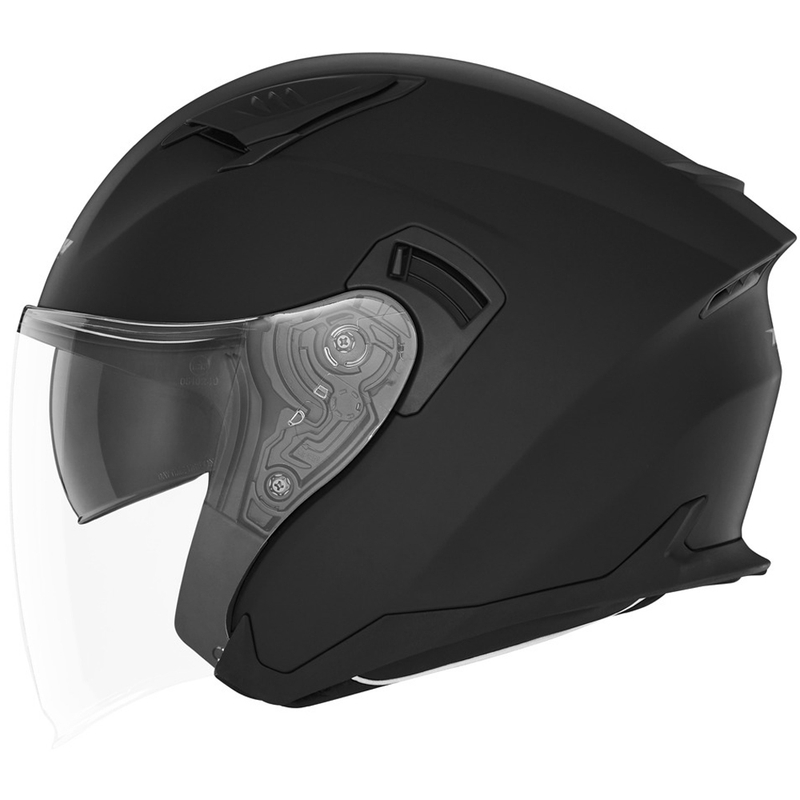 Avatud mootorratta kiiver NOX N130 matt must