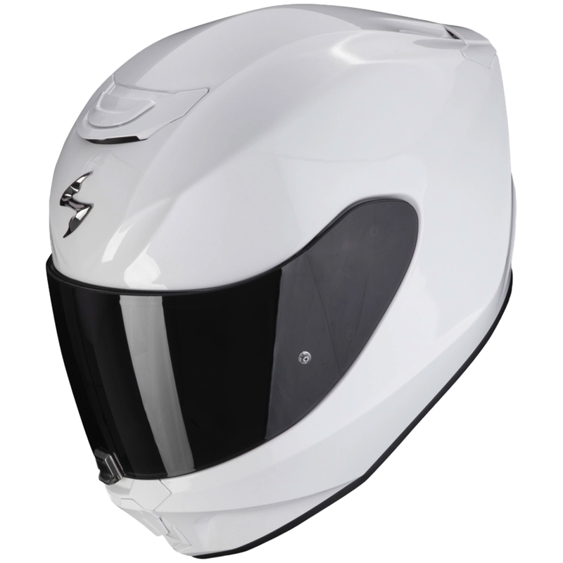 Integreeritud mootorratta kiiver Scorpion EXO-391 Täisvalge