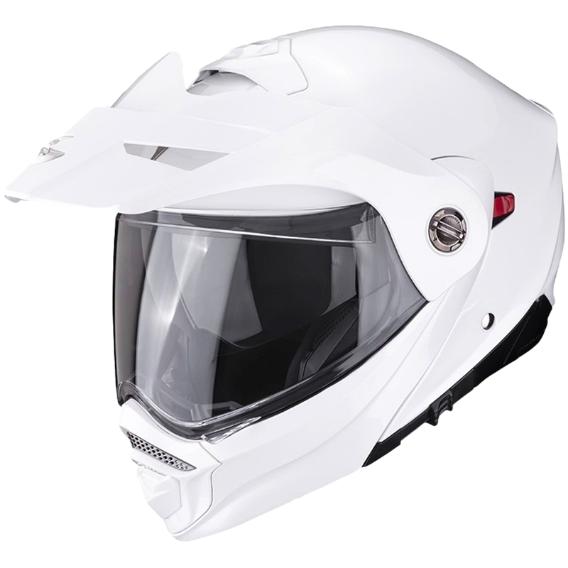 Mootorratta kiiver SCORPION ADX-2 Solid Pearl White