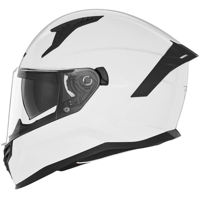 Integreeritud mootorratta kiiver NOX N401 valge